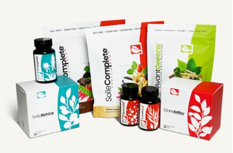 Sollé Naturals wholistic wellness products — herbal supplements, tinctures, and essential oils